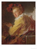 Music, a Portrait of Monsieur de La Breteche, Brother of the Abbot of Saint-Non, 1769 Reproduction procédé giclée par Jean-Honoré Fragonard