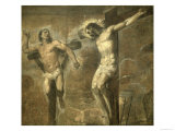 Christ on the Cross and the Good Thief, c.1565 Lámina giclée por Titian (Tiziano Vecelli)