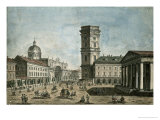 View of Nevsky Prospekt, St. Petersburg, 1810 Giclee Print by Fedor Aleksandrovich Vasiliev