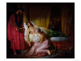 The Devotion of Princess Sybille, 1832 Giclee Print by Felix Auvray