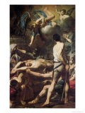 Martyrdom of St. Processus and St. Martinian Giclée-Druck von Valentin de Boulogne 