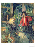 At the Window, 1919 Giclee Print by Konstantin A. Korovin
