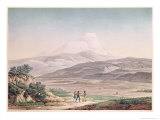 View of Cajambe, Voyages Aux Regions Equinoxiales du Nouveau Continent by Alexander de Humboldt Giclee Print by Pierre Antoine Marchais