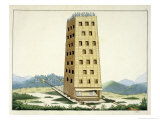 Moveable Tower, After Caesar's Tower, Namur, History of the Development and Customs of Chivalry Giclee Print by Friedrich Martin Von Reibisch