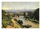 Narni, the Bridge of Augustus over the Nera Giclee Print by Jean-Baptiste-Camille Corot Narni, the Bridge of Augustus over the Nera Giclee Print by Jean-Baptiste-Camille Corot