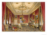 The Queen's Private Sitting Room, Windsor Castle, 1838 Giclee Print by James Baker Pyne
