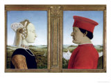Portraits of Duke Federico Da Montefeltro Giclee Print by Piero della Francesca 