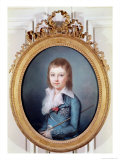 Medallion Portrait of Louis-Charles Giclee Print by Alexandre Kucharski
