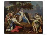 Venus Creating the Anemone with the Blood of Adonis Giclee-trykk av Bon De Boulogne Venus Creating the Anemone with the Blood of Adonis Giclee-trykk av Bon De Boulogne