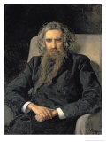 Portrait of Vladimir Sergeyevich Solovyov Giclee Print by Nikolai Aleksandrovich Yaroshenko