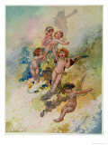 Spring from the Seasons Commissioned For the 1920 Pears Annual reproduction procédé giclée par Charles Robinson