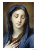 Madonna from the Chapel Giclee Print by Carriera Rosalba