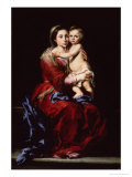 The Virgin of the Rosary, c.1650 reproduction procédé giclée par Bartolome Esteban Murillo