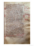 Page of Text with Geometrical Figures, from Geometry by Euclid Giclee Print