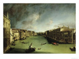 The Grand Canal, View of the Palazzo Balbi Towards the Rialto Bridge, 1724 ジクレープリント - カナレット・