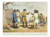 The Village Council, Etched by the Artist, Published 1803 Reproduction procédé giclée par John Augustus Atkinson