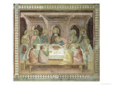 The Last Supper, from a Series of Scenes of the New Testament Giclee-trykk av Barna Da Siena