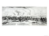 The Battle, Plate 3 from The Miseries and Misfortunes of War, Engraved by Israel Henriet Giclee Print by Jacques Callot