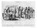 The Emancipated People, from La Caricature, Engraved by Delaporte, 1831 Giclee Print by Charles Joseph Travies De Villiers