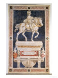 Equestrian Monument to Niccolo Da Tolentino Lámina giclée por Andrea del Castagno Equestrian Monument to Niccolo Da Tolentino Lámina giclée por Andrea del Castagno