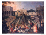 Feast in the Park of the Duke of Mantua, c.1595 Giclée-Druck von Sebastian Vrancx
