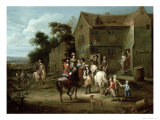 Prince William of Orange with Huntsmen Reproduction procédé giclée par Gillis van Tilborgh