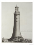 Edystone Lighthouse Engraved by Edward Rooker Giclee Print by Henry Winstanley