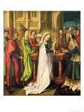 Depiction of Christ in the Temple, 1500 reproduction procédé giclée par Hans Holbein the Elder