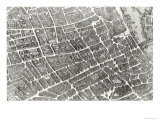 Plan of Paris, Known as the Plan de Turgot, Engraved by Claude Lucas, 1734-39 Giclee-trykk av Louis Bretez Plan of Paris, Known as the Plan de Turgot, Engraved by Claude Lucas, 1734-39 Giclee-trykk av Louis Bretez