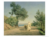 The Road to the Sea, Algeria, 1883 Giclee Print by Aleksandr Pavlovich Bryullov