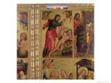 The Creation of Eve, a Panel from the Grabower Altar, the High Altar of St. Petri in Hamburg reproduction procédé giclée par Master Bertram of Minden 