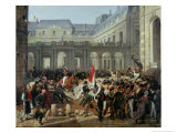 The Duke of Orleans Leaves the Palais-Royal and Goes to the Hotel de Ville on 31st July 1830, 1832 Giclee Print by Antoine Charles Horace Vernet