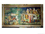 The Parting of the Red Sea, 1356-67 Giclee-trykk av Also Manfredi De Battilori Bartolo Di Fredi The Parting of the Red Sea, 1356-67 Giclee-trykk av Also Manfredi De Battilori Bartolo Di Fredi