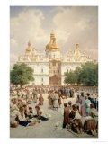 The Great Church of Kievo-Pecherskaya Lavra in Kiev, 1905 Giclée-Druck von Vasilij Vereshchagin