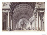 Set Design For Athalie by Jean Racine, c.1780 reproduction procédé giclée par Charles De Wailly