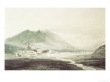 Monastery in an Alpine Valley reproduction procédé giclée par J.M.W. Turner