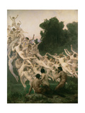 The Oreads, 1902 Giclee Print by William Adolphe Bouguereau
