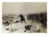 Episode of the War of 1870, Battle of Chenebier, 16th January 1871, 1882 Giclee Print by Alphonse Marie de Neuville