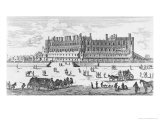 View of the Chateau de Saint-Germain-En-Laye, 1658 Giclee Print by Israel, The Younger Silvestre