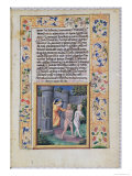 Expulsion from the Garden of Eden, from Book of Hours of Louis D'Orleans, 1490 Giclee Print by Jean Colombe