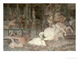 The Education of Achilles, Detail of the Decorative Scheme in the Gallery of Francis I, 1530-40 Giclee Print by Rosso Fiorentino (Battista di Jacopo) 