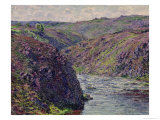 Ravines of the Creuse at the End of the Day, 1889 Giclee Print by Claude Monet