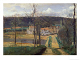 Ville-D'Avray, c.1820 Giclee Print by Jean-Baptiste-Camille Corot