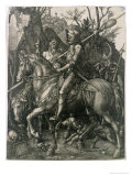 The Knight, Death and the Devil, 1513 Giclee Print by Albrecht Dürer