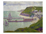 Harbour at Port-En-Bessin at High Tide, 1888 Giclee Print by Georges Seurat