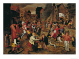 The Fires of St. Martin Giclee Print by Martin Van Cleve