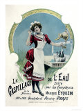 Water Wastage is Avoided, Advertisement For Maurice Eyquem Water Meters, 1898 Giclee-trykk av Georges Blott
