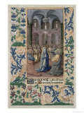 Pentecost, from the Book of Hours of Louis D'Orleans, c.1469 Giclee Print by Jean Colombe