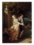 Lovelace's Kidnapping of Clarissa Harlowe, 1867 Giclee Print by Ed. Dubufe
