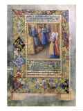 Wisdom of Solomon, from the Book of Hours of Louis D'Orleans, c.1490 Giclee Print by Jean Colombe
